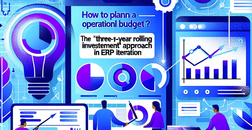  持续运营预算咋规划？ERP迭代的“三年滚动投资”思路  